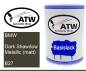 Preview: BMW, Dark Shawdow Metallic (matt), B27: 500ml Lackdose, von ATW Autoteile West.